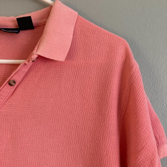 Patagonia Vintage Women’s Polo Shirt Pink 100% Cotton Size 12 Made In Hong Kong - Picture 2 of 6